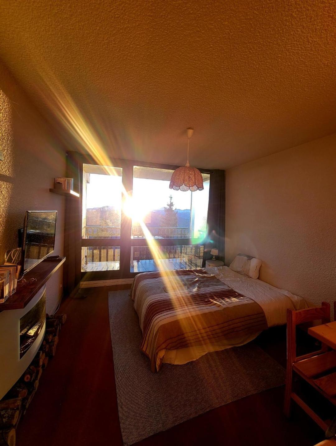 Studio 05 Saint Honore 1500, Vue Montagne Et Lac, 2 Personnes, Serie Anthracite Netflix Luaran gambar